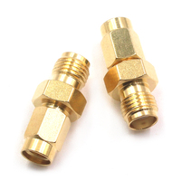 Adaptador Coaxial RF SMA Hembra a SSMA Macho, Conector de CC a 18 GHz (Opcional)