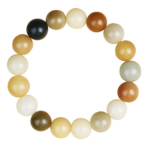Multi Gem Bodhi Seed Bracelet 12mm <b>Rainbow</b> <b>Candy</b> Colors Unisex Couple Gift Beaded Jewelry - Product Image 5