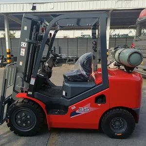 HELI sıcak modeli CPCD35 CPD35 CPQYD35 LPG/gaz Forklift ile büyük fiyat