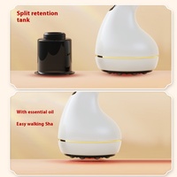 Appareil de massage électrique multifonctionnel avec lumière rouge, compresse chaude et ventouses, masseur corporel portable pour la relaxation à domicile