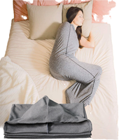 Sac de couchage personnalisé pour la maison, pour soulager l'anxiété, améliorer le sommeil, avec ouverture pour les pieds, sac de couchage élastique