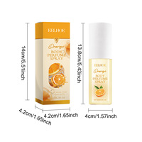 Spray parfumé pour le corps à l'orange 90 ml, parfum frais longue durée, sensation légère et rafraîchissante sans être collant.