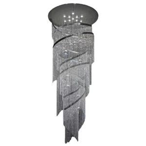 Lámpara de Araña de Cristal Moderna para Vestíbulo de Hotel, Villa, Decoración en Espiral, Lámpara Colgante Personalizada para Escalera Larga - Product Image 5