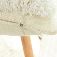 Housse de coussin bohème classique vintage en coton fait main tufté, en stock, pour la décoration de la maison, du canapé et du patio