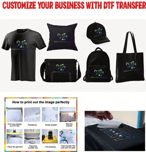 DTF Print Transfer Logo T Shirt 100% Cotton Heavy Duty T Shirt for Promotion Advertising <b>Small</b> MOQ Customization - Product Image 6