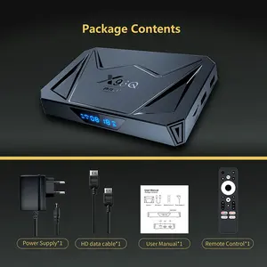 Box TV Android 14 Next-generation Allwinner H728 8k X96q Pro+ 2GB 16GB con Ethernet Gigabit Set Top Box X96q Pro - Product Image 3