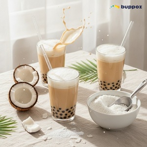 Poudre de thé au lait de coco 1kg, certifiée Halal HACCP, pour les magasins de thé au lait et de bubble tea, OEM - Product Image 6