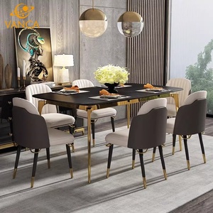 Chaise <span class=keywords><strong>de</strong></span> <span class=keywords><strong>salle</strong></span> <span class=keywords><strong>à</strong></span> <span class=keywords><strong>manger</strong></span> en métal et velours avec pieds dorés, idéale pour la maison et les restaurants – Offre spéciale <span class=keywords><strong>à</strong></span> prix abordable - Product Image 5