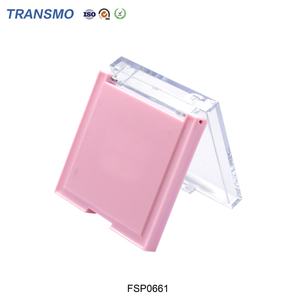 Caja de Polvo Vacía Negra de Marca Privada, Contenedor Cuadrado para Rubor, Caja de Plástico para Polvos - Product Image 3