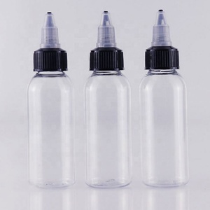 Empty Hair Oil Applicator/Sauce/pigment PET Plastic Bottle Squeeze Bottle Cap With Twist Lid <b>Long</b> <b>Nose</b> Pointed Plastic Cap - Product Image 4