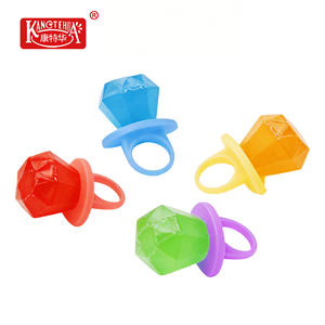 Bonbons durs en forme de bague de diamant, saveur de fruits assortis, bonbons pour les doigts, pour les fournitures de fête, emballage en boîte, bonbons durs multicolores - Product Image 6