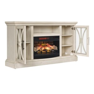 Furniture Remote Control <strong>Electric</strong> <strong>Fireplace</strong> Insert Media <strong>TV</strong> <strong>Stand</strong> Console Adjustable Thermostat Overheating Protection Household - Product Image 4