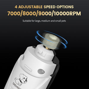 Professioneller 10000 <span class=keywords><strong>RPM</strong></span> Aufladbarer Geräuscharmer Hunde- & Katzen-Nagelschleifer mit LED-Beleuchtung Multifunktionales Design ABS-Material - Product Image 5