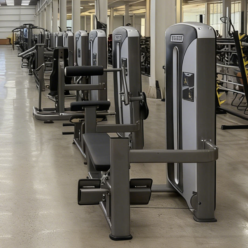 Seated Leg Press Machine Pin Load Selection Commercial Use Steel Calf ...