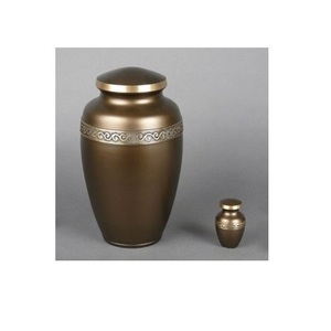 Most Solid Brass Cremation Urn High Quality Handcrafted Creative <b>Ashes</b> Storage Votive Metal Craft High Quality Trendy <b>Casket</b> - Product Image 1