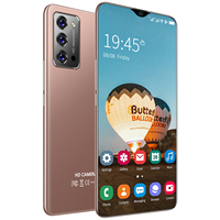 Note30 en un jeu vidéo réseau sans fil téléphone portable à faible coût haute définition grand écran Android tout Ultra 7 5 pouces HD