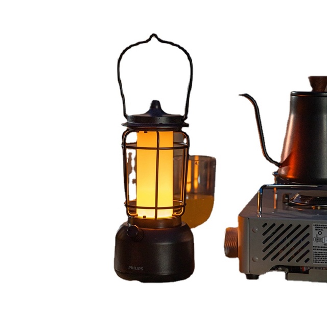 LED Camping Lantern Power Bank Waterproof IPX5 USB Output Stepless Adjustable Warm White Light 9+54PCS Lights for Garden Use