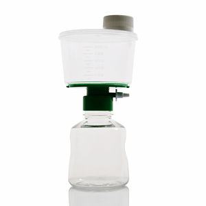 กรวยกรองสุญญากาศแบบใช้แล้วทิ้ง ขนาด 250 มล. 500 มล. 1000 มล. พร้อมเมมเบรน PES 0.22 ไมครอน ผลิตจาก PS สำหรับติดกับฝาขวด - Product Image 2