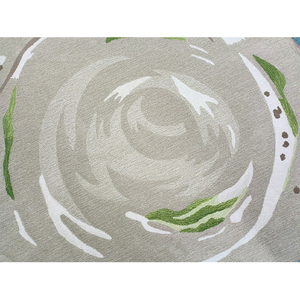 Manna Carpet Factory Tapis rond minimaliste moderne tufté à la main lavable pour chambre à coucher hôtel bureau et pique-nique utilisation ensembles de tapis - Product Image 3