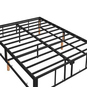 Base de lit à ressort en métal robuste <span class=keywords><strong>avec</strong></span> housse en tissu/pieds - Product Image 2