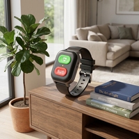 Montre connectée numérique senior Wonlex CT31, nouveau produit, 4G, GPS, LBS, WIFI, étanche IP67, avec alarme de chute.
