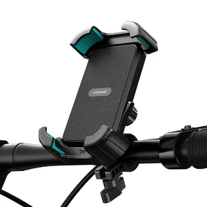 USAMS Newest Waterproof Shockproof Motorcycle Phone Holder Universal Bicycle Bike Mount Mobile Cell Phone For Moutain Road