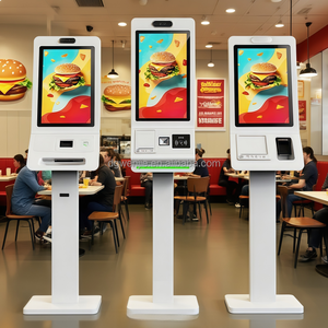 Robot de Entrega de Alimentos con Conducción Autónoma, Sistema Android de 21.5 Pulgadas, Kiosco de Autoservicio con Pantalla Táctil y Caja Registradora para Pedidos de Comida Rápida en KFC - Product Image 6