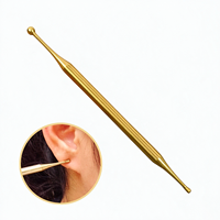 Bâton de massage en laiton pour acupression, pointe conique, outil manuel de pression pour points de pression, idéal pour le bien-être en spa et les soins personnels (vente en gros)