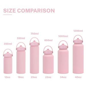 Wide Mouth Portable Sports Tumbler 1200ml Stainless Steel Vacuum Insulated Water <b>Bottle</b> with Straw Leakproof Jug for Fitness - Product Image 5