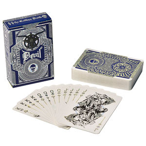 Waddinghton personnalisé Londres néerlandais <span class=keywords><strong>Blitz</strong></span> Casino qualité Kem plastique Poker Club rond cartes à jouer logo personnalisé dans une boîte pliante bas quantité minimale de commande - Product Image 4