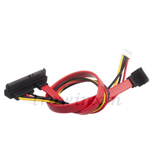 มินิขนาดเล็ก4Pin PH2.0 + SATA ถึง22(15 + 7) ขาฮาร์ดดิสก์ SATA ข้อมูลแหล่งจ่ายไฟสายเคเบิล L <span class=keywords><strong>ประเภท</strong></span>90องศา - Product Image 3