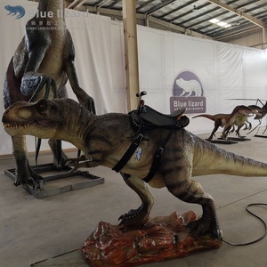 Dinosaure animatronique T-Rex à chevaucher, modèle de Tyrannosaurus Rex, équipement d'amusement mécanique pour enfants dans les parcs à thème - Product Image 3