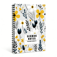 Cuaderno Bíblico Personalizable al por Mayor, A5, Encuadernado en Espiral, Diario de Notas de Iglesia, Oración Diaria, Accesorios Religiosos y Regalos de Fe