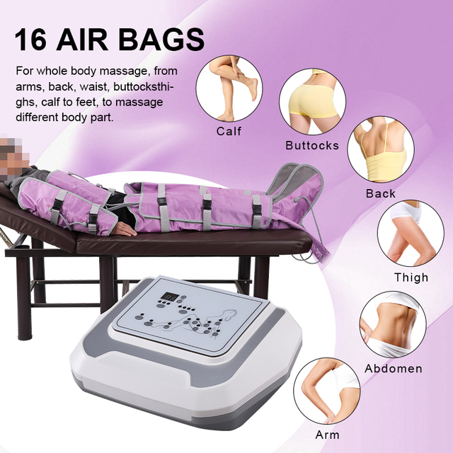 3 in 1 Air Pressure Massage Full Body Lymphatic Drainage Sauna Blanket Cellulite Removal Negative Pressure Sauna Suit