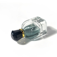 Nouvelle conception de flacon de parfum en verre transparent de 75 ml avec pompe pulvérisatrice, atomiseur, emballage en verre, flacon de parfum vide avec boîte