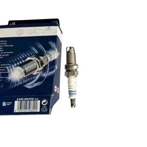 Bougie d'allumage platine de pièces d'auto de haute qualité FLR8LDCU + <span class=keywords><strong>9</strong></span> 7404 + 8 + 42 + 45 pour CHEVROLET BMW VW SUZUKI essence 0242235666 Bujias - Product Image 1