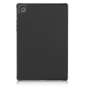 เคสแบบพับสามตอนสีดำขั้นสูง วัสดุ PU และ TPU พร้อมแม่เหล็กในตัว สำหรับ <span class=keywords><strong>Samsung</strong></span> <span class=keywords><strong>Galaxy</strong></span> <span class=keywords><strong>Tab</strong></span> <span class=keywords><strong>A8</strong></span> SM-X200 X205 ขนาด 10.5 นิ้ว - Product Image 6