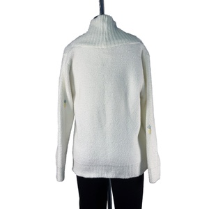 Suéter Cárdigan de Otoño e Invierno con Botones, Bordado con Letras para Mujer, Suave y Cálido, Dulce y Versátil - Product Image 3