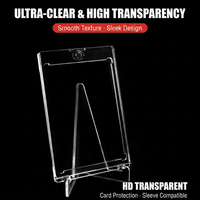 Porta Tarjetas Magnéticas de Plástico de Alta Claridad con Protección UV 35PT 55PT 75PT 100PT 130PT, Sin Funda