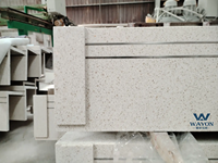 Marche d'escalier en terrazzo préfabriquée, arc de marche antidérapant, taille personnalisée, styles multiples, pour intérieur, écologique, pour usine, hôtel, bâtiment
