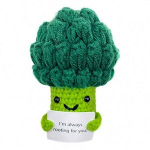 Wholesale Handmade Crochet Vegetables Positive Energy <b>Plant</b> Potatoes Stuffed Animals <b>Plush</b> Toys Stress Relief Customized Color - Product Image 1