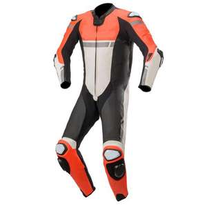Traje de carreras de motos de una pieza profesional de alta calidad, diseño personalizado con logotipo, características cómodas e impermeables a prueba de viento - Product Image 2