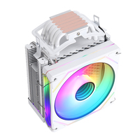 QiuzAim X79/1700 Desktop 4/6 tabung tembaga ARGB penyerap panas generasi 12 warna-warni 5v3 Pin kipas CPU 120mm dengan penutup 4-pin 1200/i5
