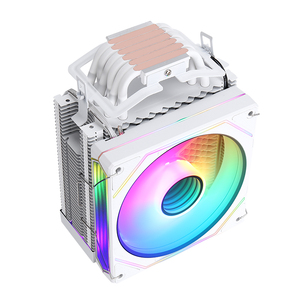 QiuzAim X79/1700 escritorio 4/6 tubo de cobre ARGB disipador de calor 12th generación colorido 5v3 Pin CPU ventilador 120mm con cubierta 4 pines 1200/<span class=keywords><strong>i5</strong></span> - Product Image 4