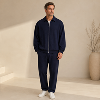 Manteau Quotidien Homme Col Rabattable Style Old Money Tendance Automne 2025 Marque Européenne et Américaine Haut de Gamme 440G Imprimé pour le Bureau