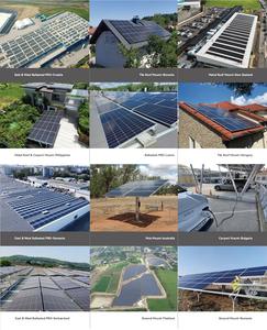 Kits complets de rails de montage photovoltaïques en aluminium, pinces et supports de <span class=keywords><strong>fixation</strong></span> de panneaux solaires pour toits en acier - Product Image 5