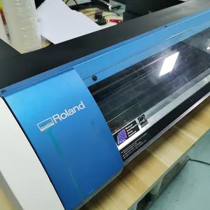 Impresora y cortador Roland bn20 de segunda mano, impresora de tinta solvente BN20 con soporte en línea