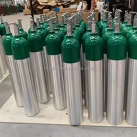 Cilindro de Gas de Aluminio de 5L con Válvula QF-2A, Almacenamiento de Gas CO2, Certificado ISO 7866 TPED para Acuarios y Plantas Acuáticas