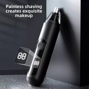 Tondeuse électrique noire pour poils du nez et des oreilles, tondeuse professionnelle indolore pour poils du nez pour hommes et femmes - Product Image 2