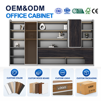 Meubles de bureau commerciaux, armoire de rangement en bois, armoire de classement mobile multi-tiroirs, organisateur pour bureau
